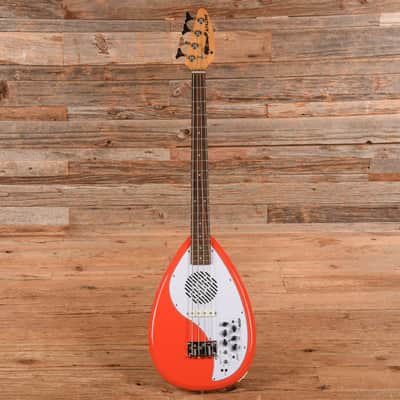 Vox Apache-1B Teardrop Travel Bass with Built-In Speaker Salmon Red image 4