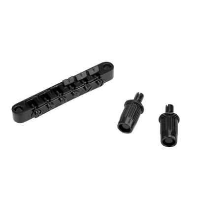 Brio Tune-O-Matic Bridge Les Paul  Black image 5