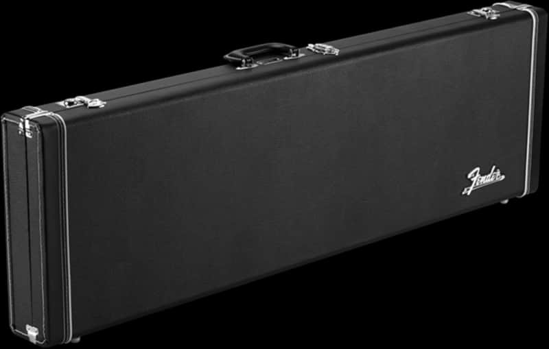 Fender Classic Series Wood Bass Guitar Case - Precision Bass/Jazz Bass, Black image 1