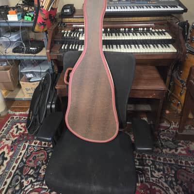 Unbranded Silvertone Harmony Kay Style Chipboard Guitar or Short Scale Bass Case 1960s image 1