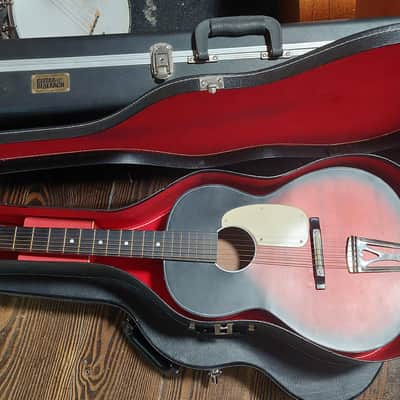 Vintage Orpheus Steel Neck, Sunburst Finish Acoustic Guitar image 10