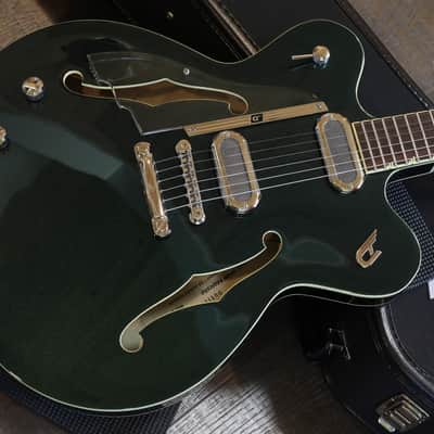 Lefty Minty! 2019 Dusenberg Gran Majesto Semi-Hollow Electric Guitar Catalina Racing Green + OHSC image 2