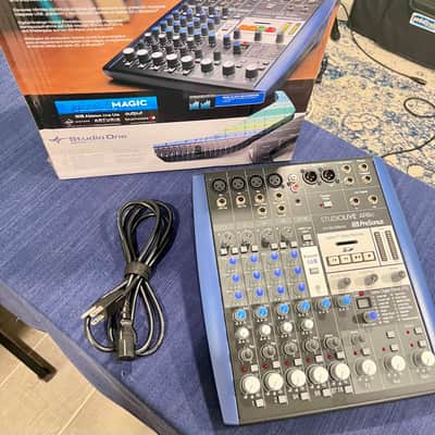 PreSonus StudioLive AR8c 8-Input Mixer / Digital Recorder / Audio Interface 2020 - Present - Gray / Blue image 3