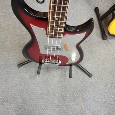 1965 Teisco Kimberly bass Kimberly 1965 - Sunburst image 3