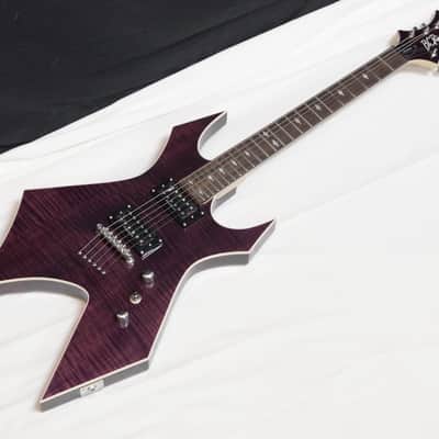 BC RICH Revenge Warlock GUITAR Trans Purple - Widow Headstock - Humbuckers - NEW image 1