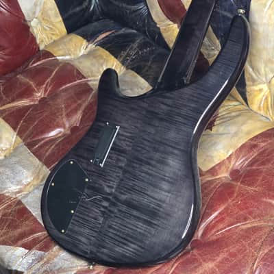 Dean DAVE MUSTAINE owned MEGADETH Studio Jazz Professional Bass Artist Signed - Wrote bass parts for Dystopia and Super Collider albums AAA Flame image 8