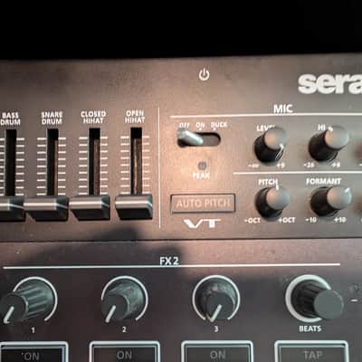 Roland DJ-808 4 Channel controller with Odyssey flight case Bought in 2024 - Black image 11