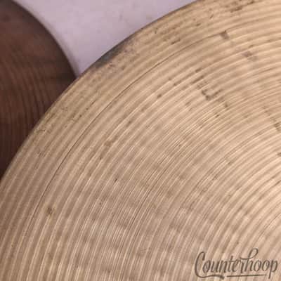 *Cymbal Lot 18" Zildjian 80s Medium Crash, 14" Sabian B8, Camber 14"Hi-Hats,12"* image 5