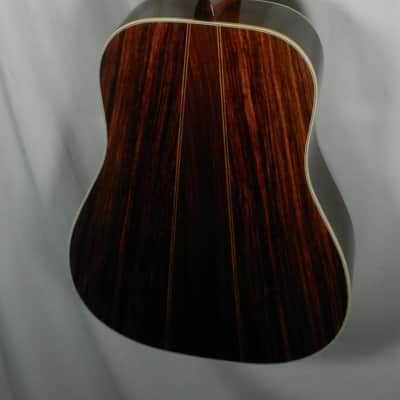 A LoPrinzi LR-20 Dreadnought Acoustic Guitar with case used image 17