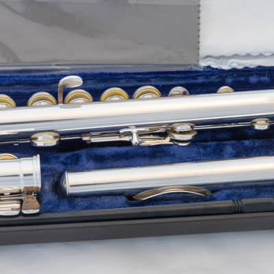 Gemeinhardt 3SB Intermediate Flute *All Solid Silver *B-foot *Open-hole *Cleaned & Serviced image 8