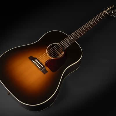 2009 Gibson J-45 Standard - Vintage Sunburst | USA Slope Shoulder Dreadnought Acoustic Guitar L.R. Baggs Pickup | OHSC image 5