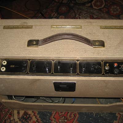 Vox AC-30/4 2-Channel 30-Watt 2x12" Guitar Combo 1960 - 1961 - Fawn image 7