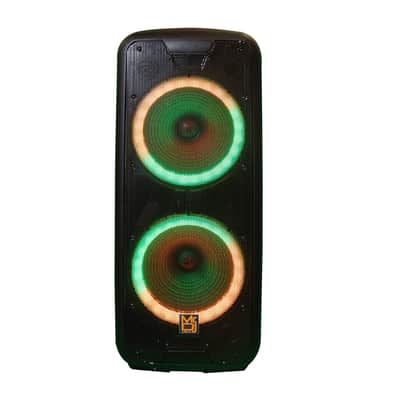 MR DJ LETS PARTY+ Dual 12" 4000W Battery Powered Bluetooth Speaker Microphone Party Speaker imagen 4