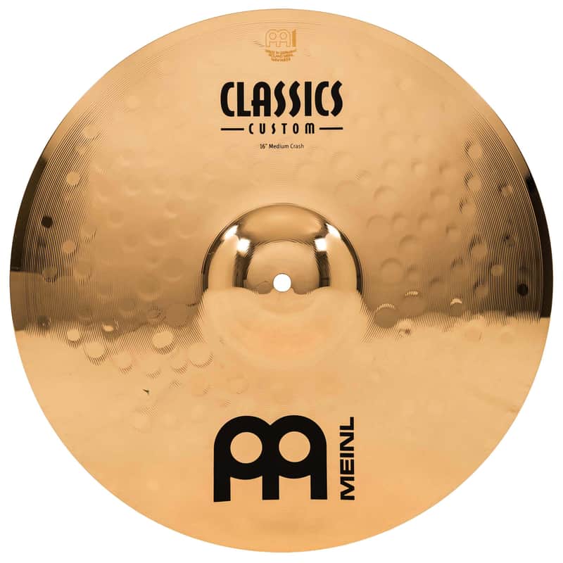 Meinl Cymbals CC16MC-B Classics Custom 16-Inch Brilliant Medium Crash (VIDEO) image 1