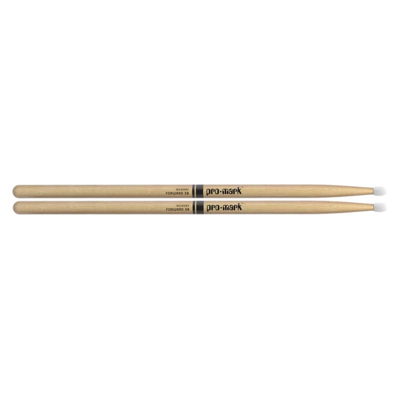Promark American Hickory 5B Nylon Tip Drum Sticks image 1