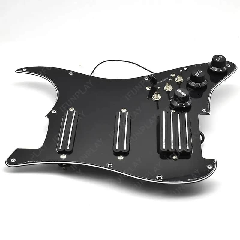 HSS Guitar Dual Hot Blades Stratocaster Strat Style Loaded Prewired Pickguard image 1