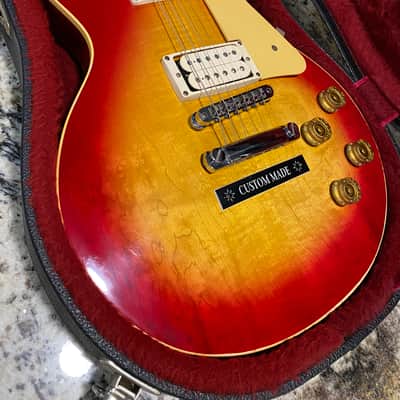 1979 Gibson Les Paul KM Cherry Sunburst "Custom Made Plaque" image 1