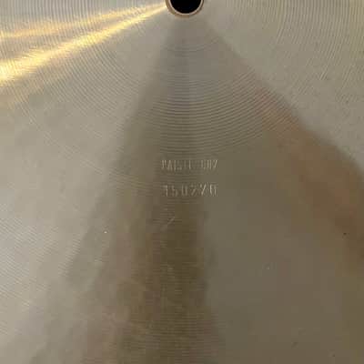 Paiste Formula 602 20 Medium Flat Ride (Rare 1981 Blue Label) image 5