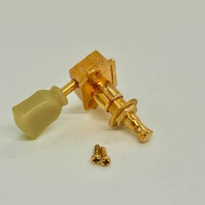 Used Single Gibson Vintage Deluxe Gold Guitar Tuner-Tuning Key (Bass Side E-A-D) image 4
