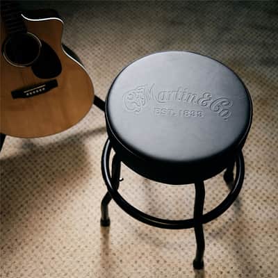 C.F. MARTIN &amp; CO. Tone on Tone Black Barstool image 5
