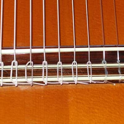 Original 1979 Ramirez 1a 10-String Classical Harp Guitar, Cedar/Indian image 18