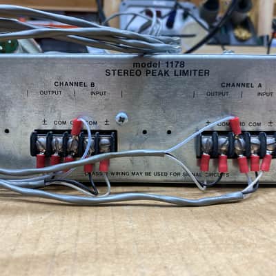 Urei 1178 Dual Peak Stereo Limiter Compressor Vintage Rare image 11