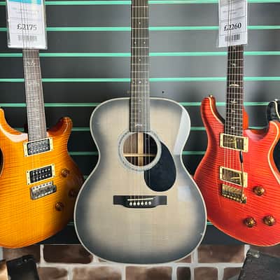 Martin OMJM 20th Anniversary Platinum Gray Burst 2024 John Mayer Signature image 2