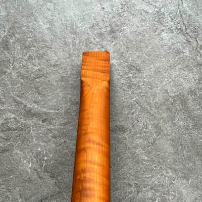 Telecaster electric guitar Neck Roasted Flame Maple 21 fret TL image 9