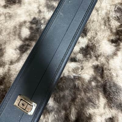 1969-1972 Gibson Les Paul Vintage Rectangular Guitar Hard Case - Black / Purple image 6