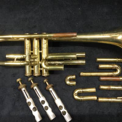 Frank Holton Holton-Clarke Model Cornet 1922 - Raw Brass image 15