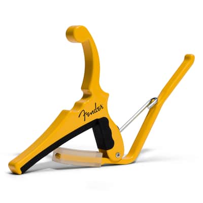 Fender® x Kyser® Quick-Change® Electric Guitar Capo, Butterscotch Blonde KGEFBBA image 1