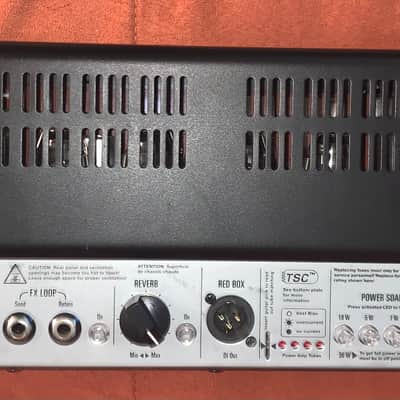 Hughes & Kettner Tube Meister  36 Watt Guitar tube  Amp Head  with road case anvil style image 8