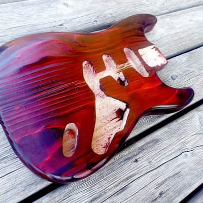 Stratocaster body, barncaster, SSS hardtail image 5