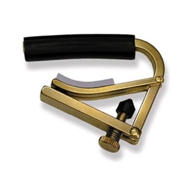 Shubb C1B Standard Steel String Guitar Capo, Unplated Brass, Acoustic & Electric image 4
