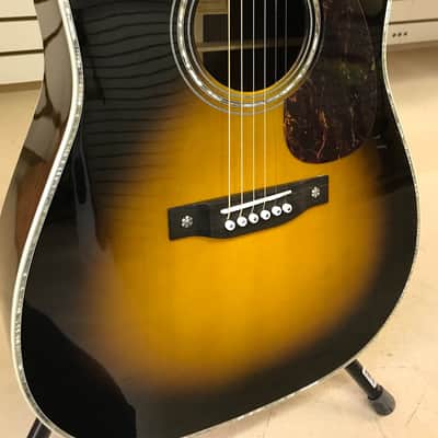 Eastman E40D 40 Series Adirondack Spruce/Rosewood Dreadnought 2010s Sunburst image 6