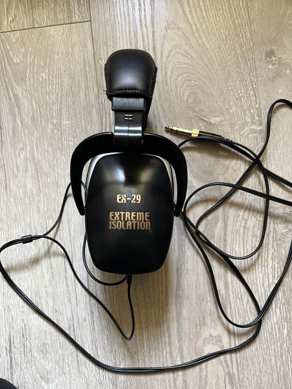Direct Sound EX29 Extreme Isolation Studio Headphones 2010s - Black image 1