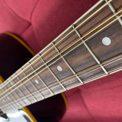Epiphone Ltd. Ed. 1963 J-45 Reissue - Ebony w/ Aged Binding, Rosette & Logo Inlay image 10