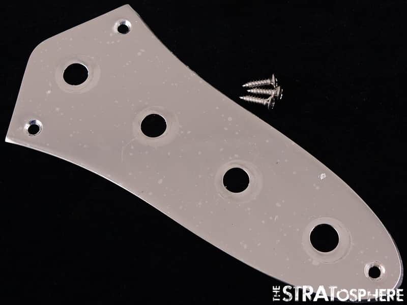 Fender Squier 70s Classic Vibe CV 70s J Jazz Bass, CONTROL PLATE, Part, Nickel. image 1