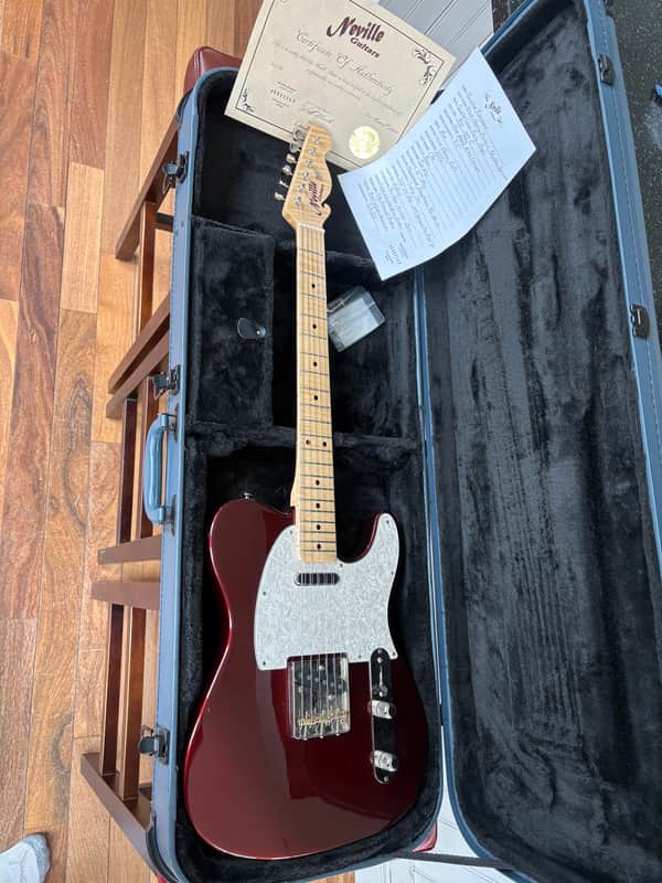 Neville T-Style, Incredible Custom telecaster Build, New Case, EC! image 1