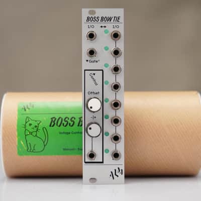 ALM Busy Circuits Boss Bow Tie Eurorack Module w/ Tube & Patch Cables #58589 image 5