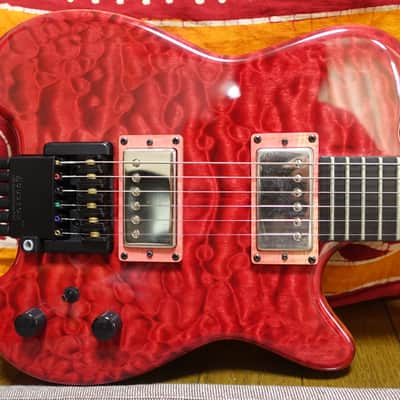 【Killer Quilt!】 Carvin HH2X Allan Holdsworth Model Headless Electric Guitar image 4