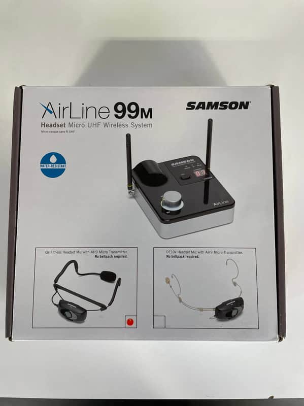Samson AirLine Fitness Headset Wireless Microphone System, K Band image 1