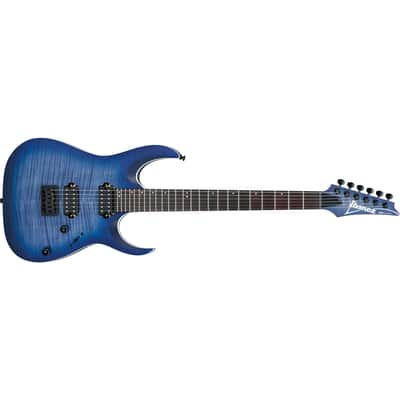 Ibanez RGA42FMBLF RGA Standard Guitar - Blue Lagoon Burst Flat image 2