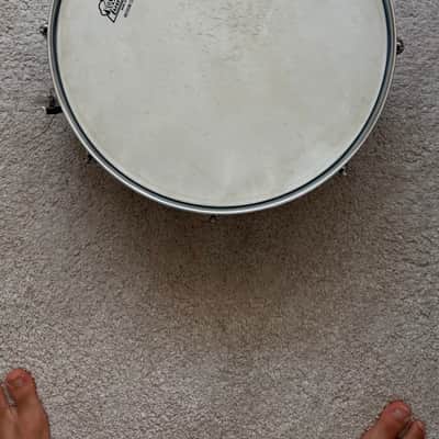 Ludwig Acrolite 5x14" Aluminum Snare Drum with Blue/Olive Badge image 5