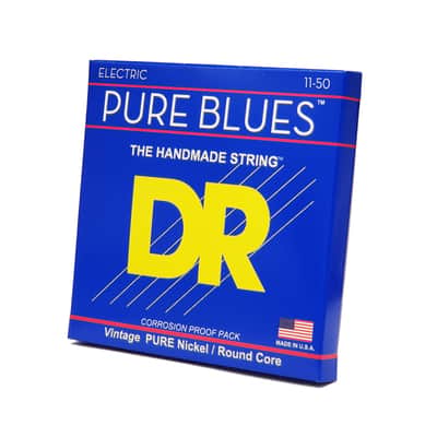 DR PHR-11 Pure Blues Vintage Pure Nickel Electric Guitar Strings 11-50 - Electric Guitar Strings image 3