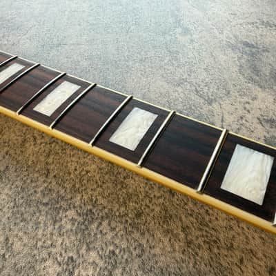 BMC Guitar Neck Jazzmaster® Strat® Stratocaster® 22 Fret Maple MOP Block Inlays Bound With Rosewood Fingerboard Nitro Lacquer 2025 - 9.5 Radius CBS LARGE HEADSTOCK.  [JM104] image 3