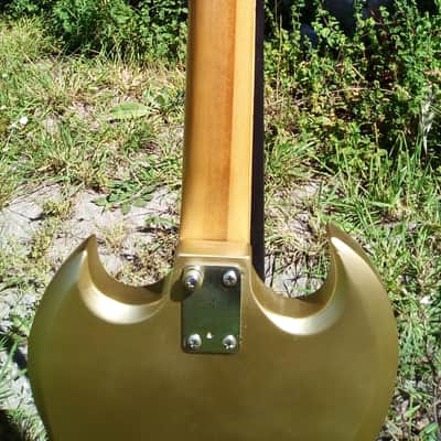 Eko Melody lefty bass 1972 gold image 11