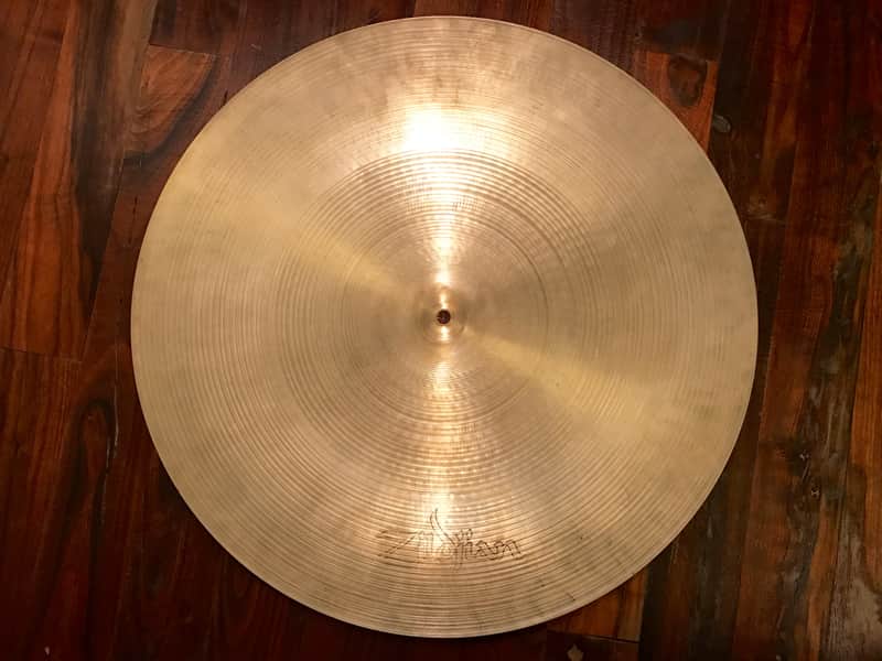 A. Zildjian 22" Hollow Logo Flat Top Ride Cymbal 1978 - 1982 image 1