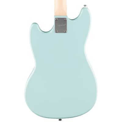 Squier Sonic Bronco Bass Guitar, Daphne Blue image 2