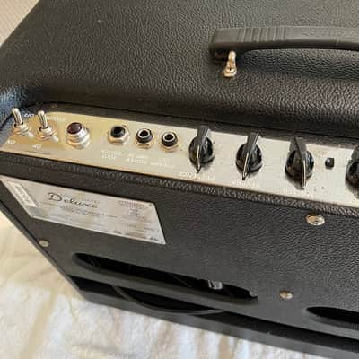 Fender Fender Hot Rod Deluxe 40W Tube Combo – Cover + Footswitch Circa 2000 to 2008 - Black Tolex with Silver and Grey Grill image 2